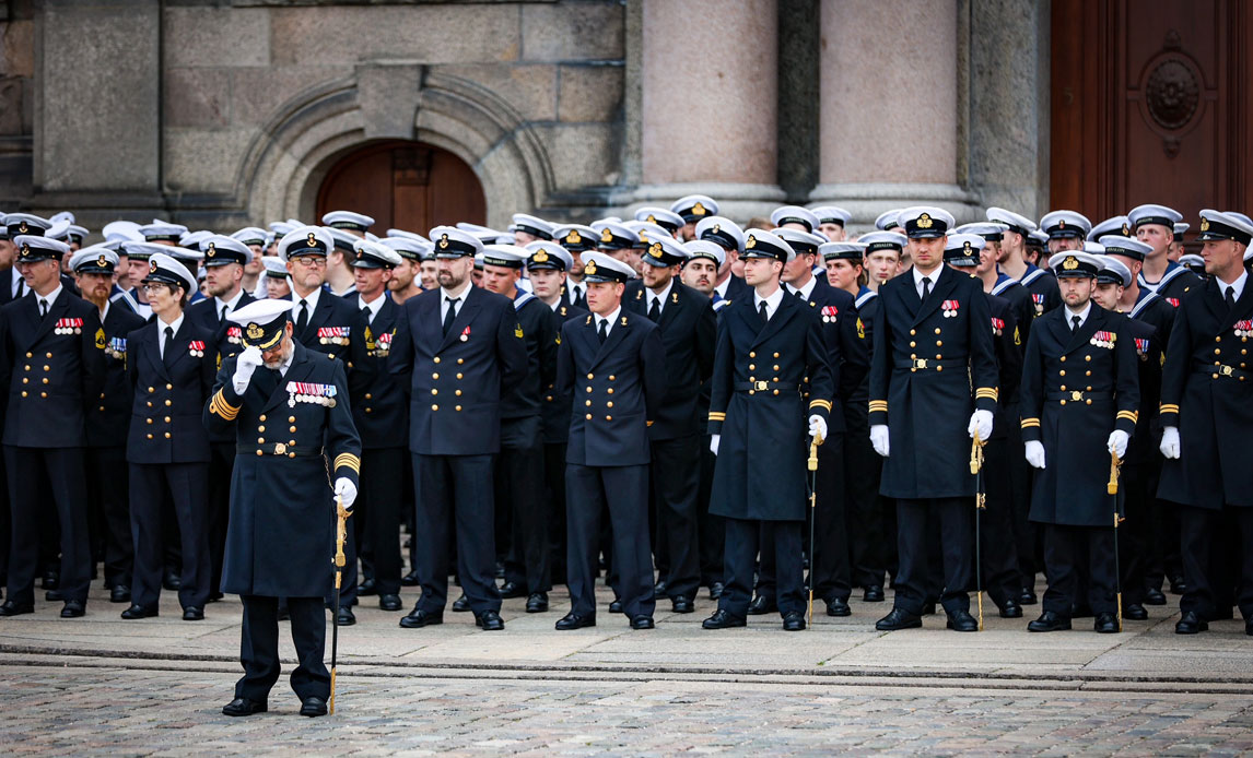 Søværnets del af paraden