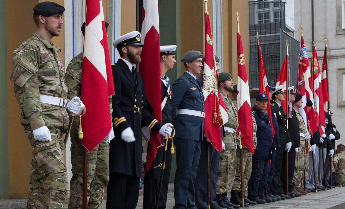 Flagkommando på Thorvaldsens Plads