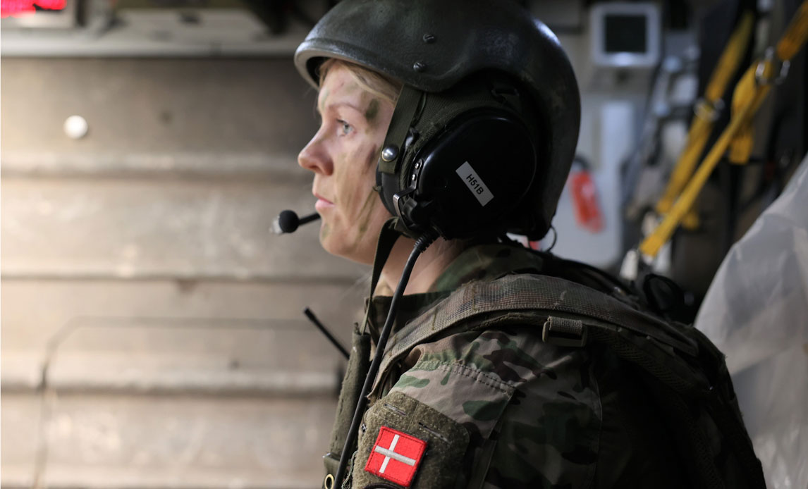 Melding om ”sårede” modtages under international samvirkeøvelse.