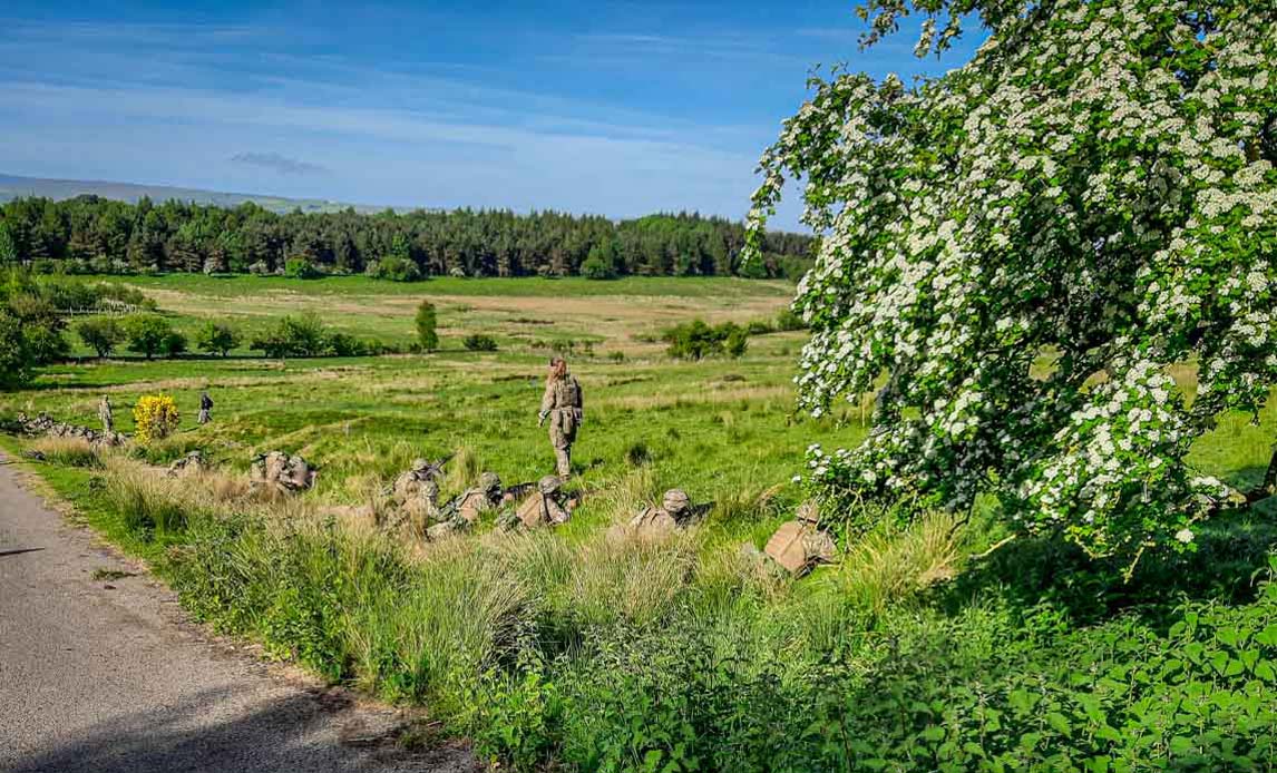 Øvelser i valg af ildstilling.