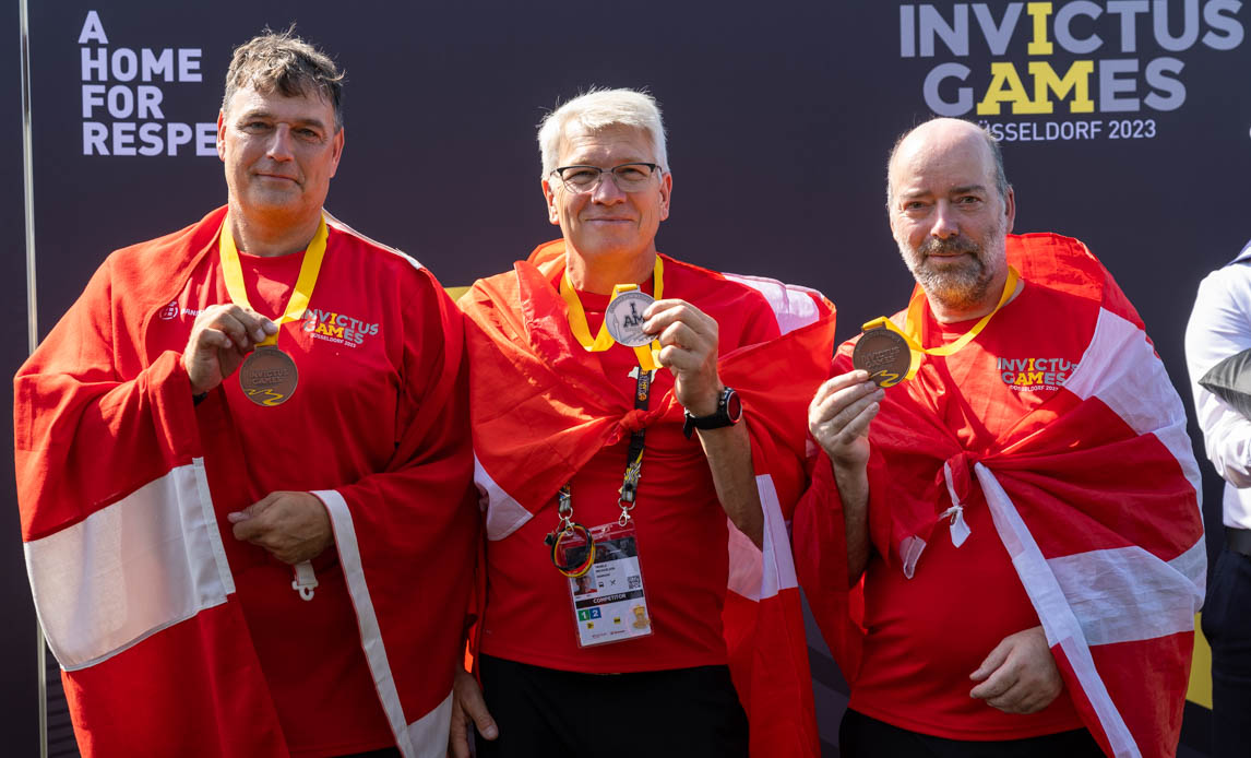 Bueskytter med medaljer