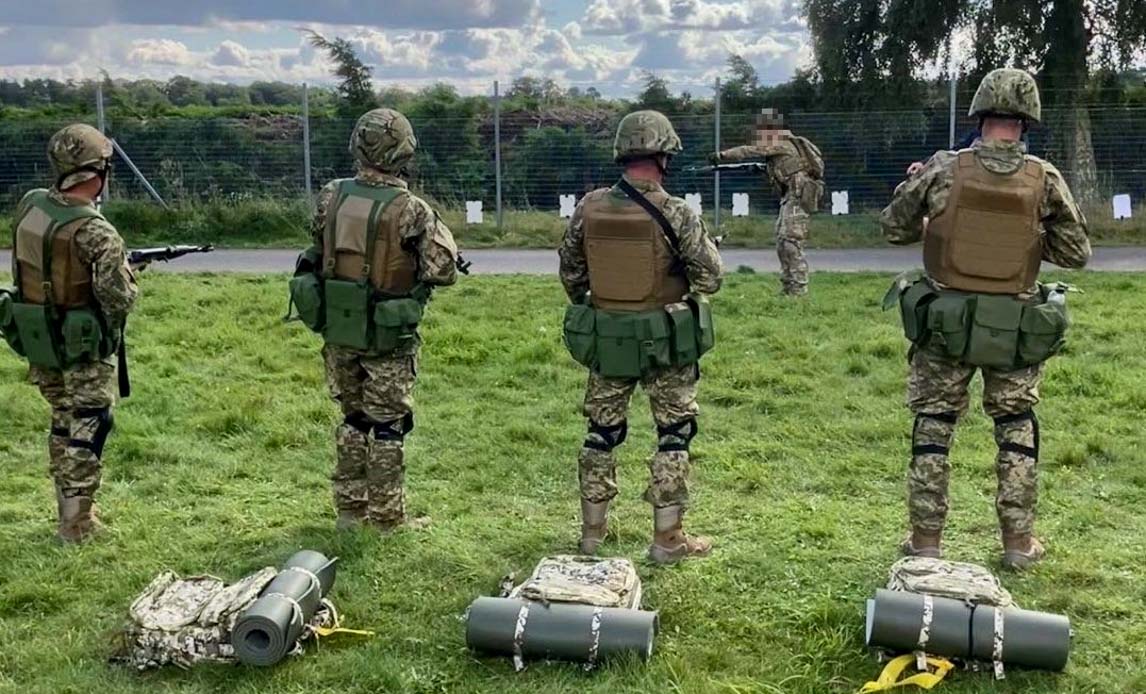 Undervisning af ukrainske rekrutter