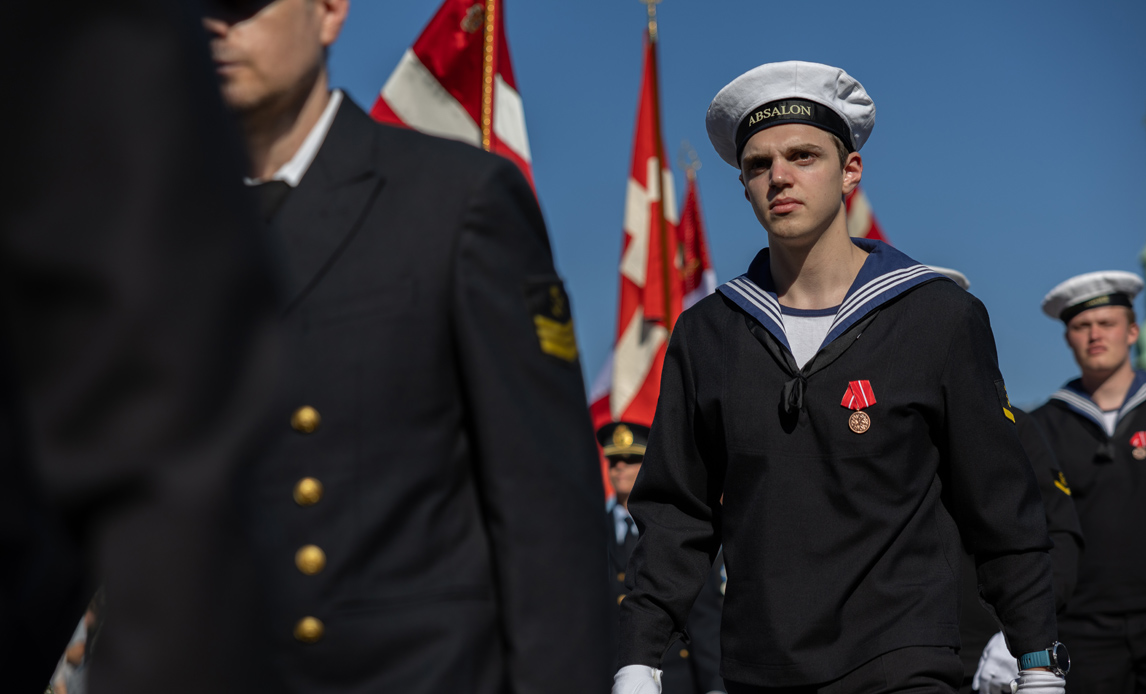 Personel fra Absalon på flagdagen