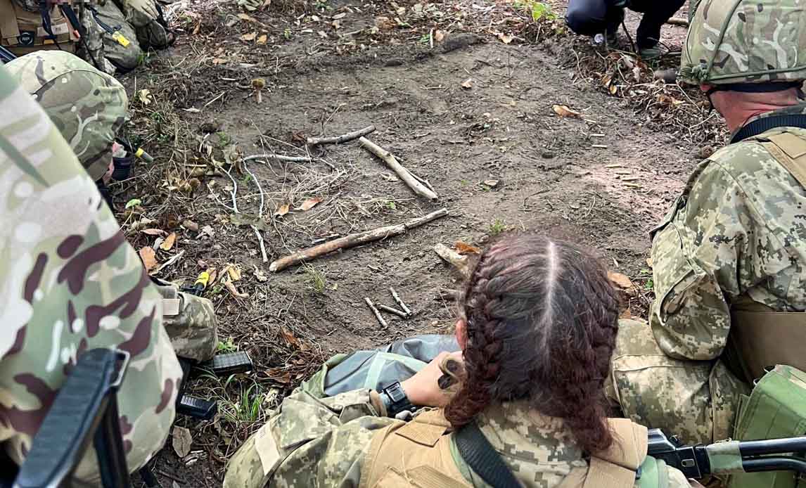 Der er blevet trænet selve kampen, samt indbrud og rensning af løbegange. De ukrainske soldater er meget engagerede, aggressive og de demonstrerer høj motivation i opgaveløsningen.