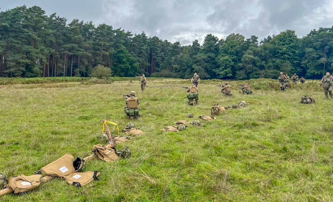 Der er blevet trænet selve kampen, samt indbrud og rensning af løbegange. De ukrainske soldater er meget engagerede, aggressive og de demonstrerer høj motivation i opgaveløsningen.