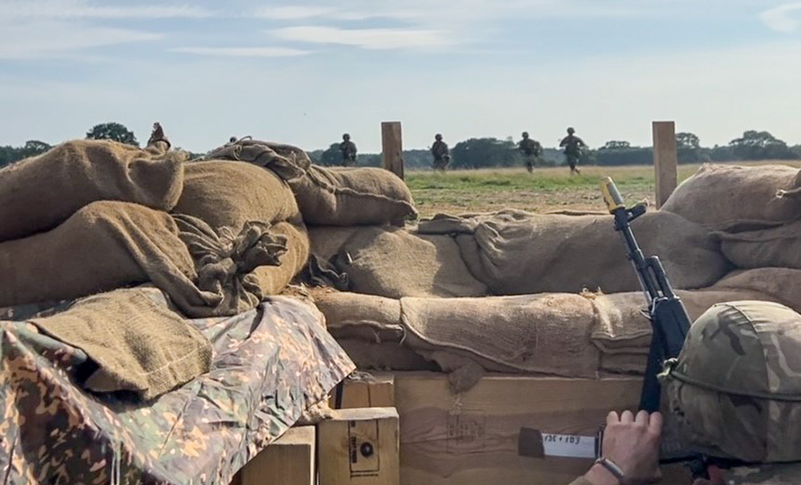 Der er blevet trænet selve kampen, samt indbrud og rensning af løbegange. De ukrainske soldater er meget engagerede, aggressive og de demonstrerer høj motivation i opgaveløsningen.