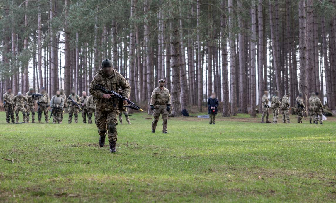 Undervisning  af ukrainske soldater
