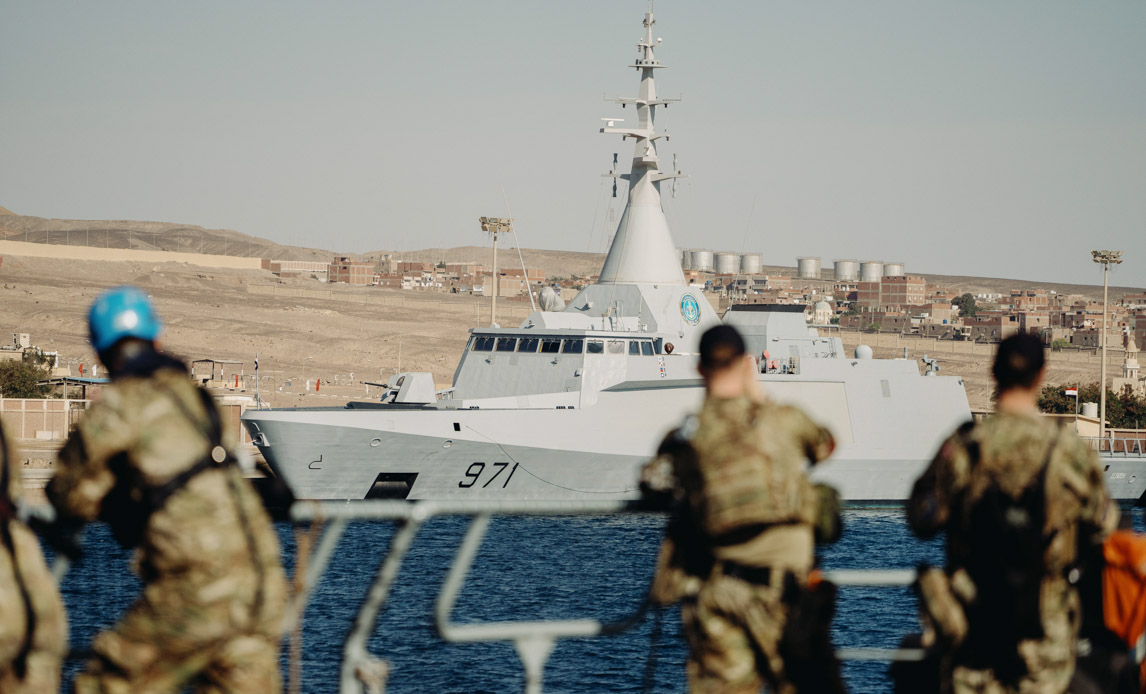 Ugen startede med et havneophold i Safaga, Egypten