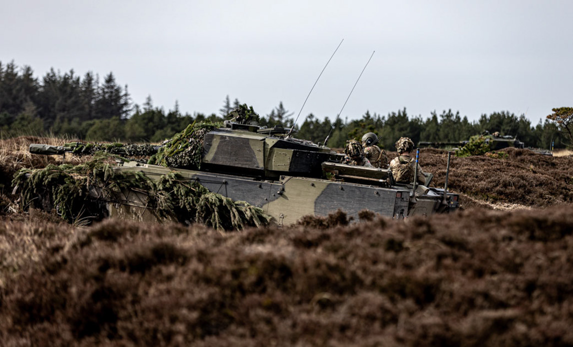 Kampvogn i lyng