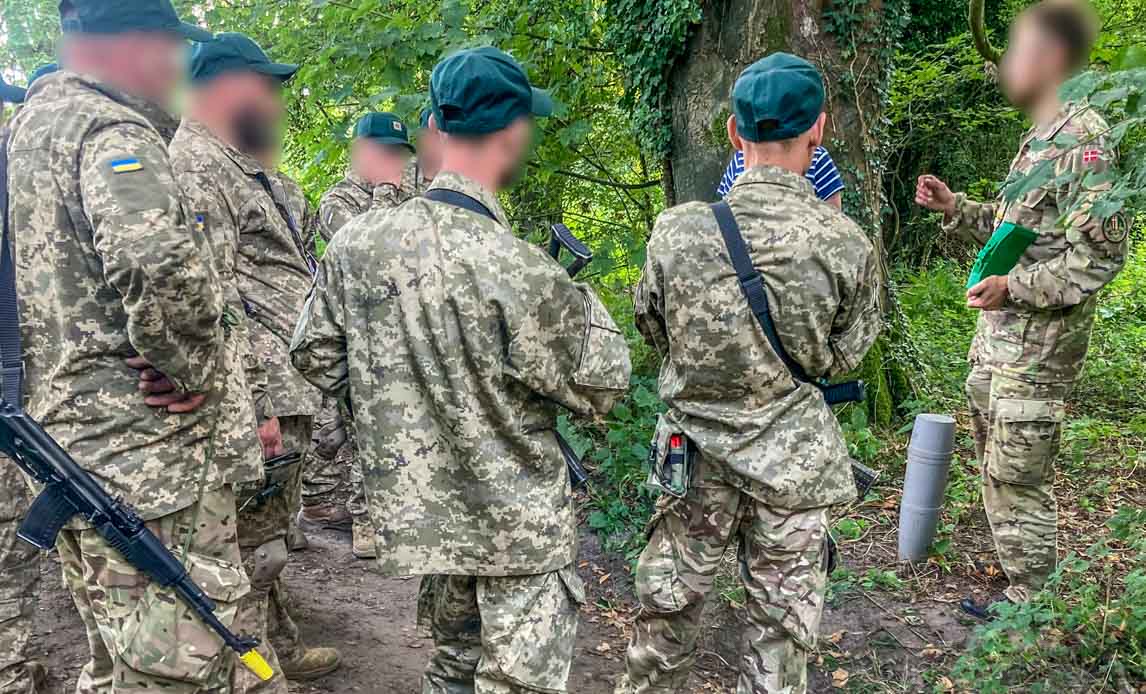 Undervisning i forhold over for ueksploderet ammunition