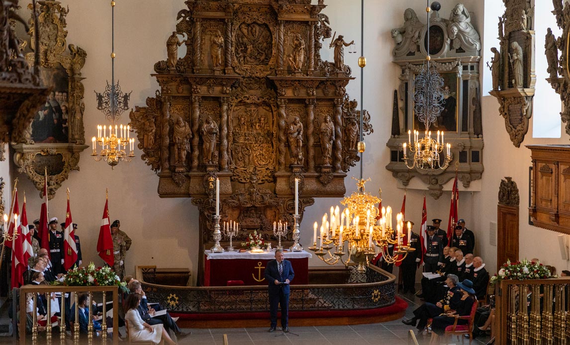 Mindegudstjeneste i Holmens Kirke