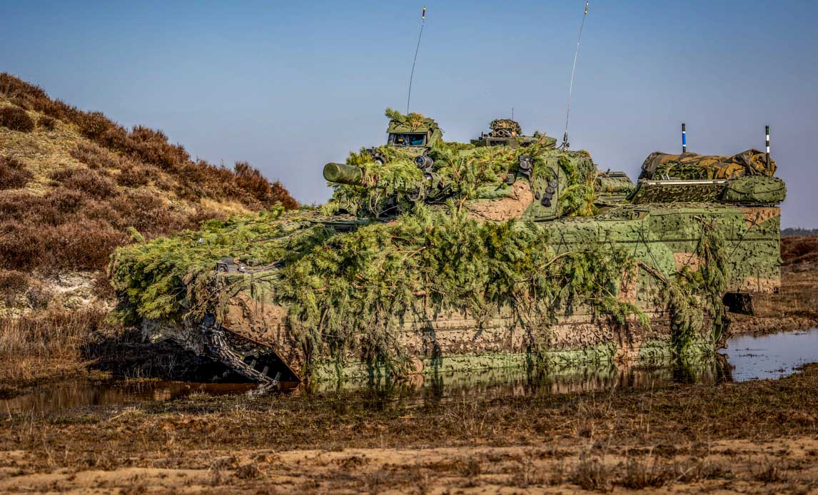 Infaterikampkøretøj i Oksbøl