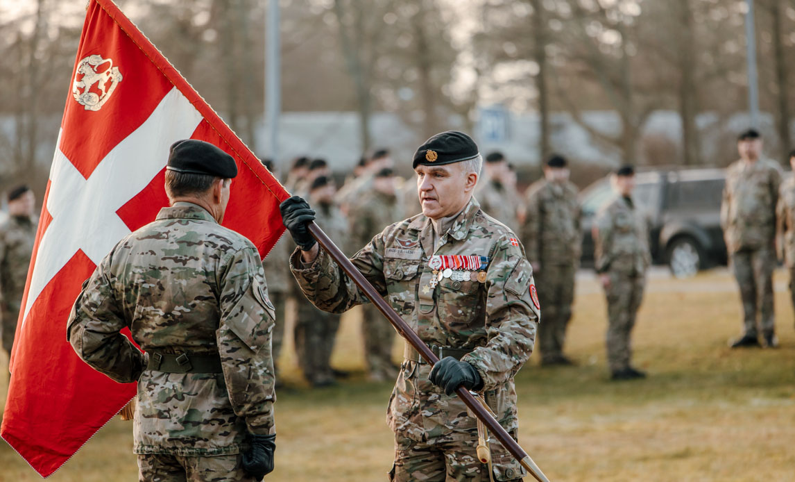 Chefskifte ved 1. Brigade. Foto