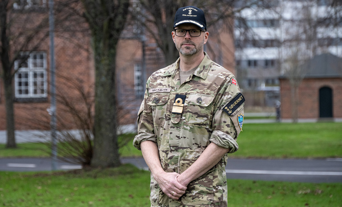 Chefen for Søværnet, kontreadmiral Søren Kjeldsen