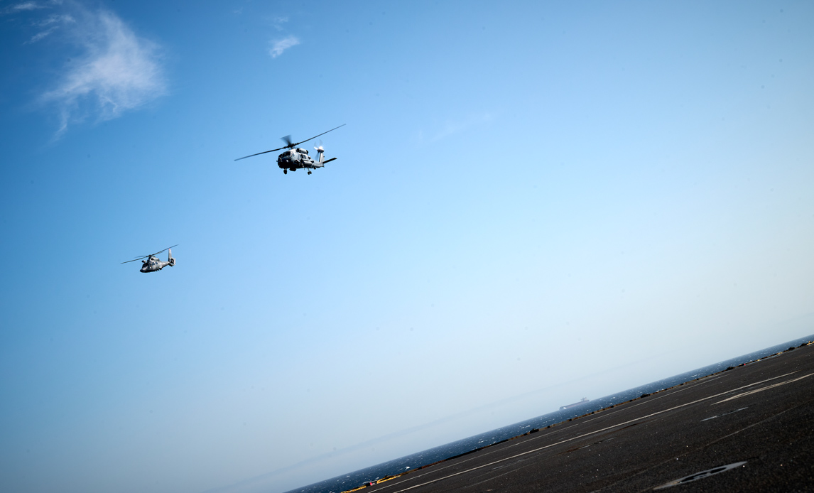 helikoptere i luften