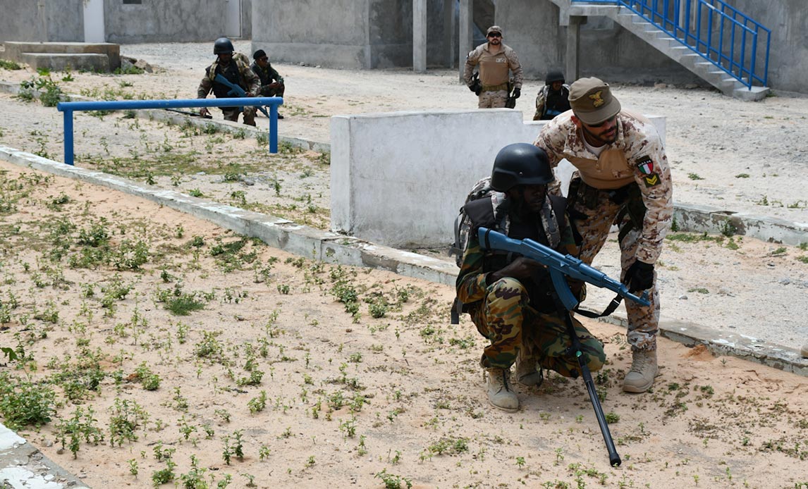 Italienske soldater fra EUTM_S træner lokale soldater