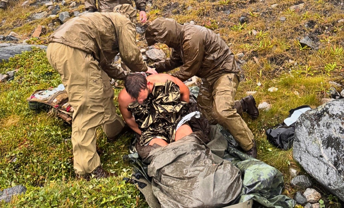 Militærpolitiet træner for tiden i Grønland.