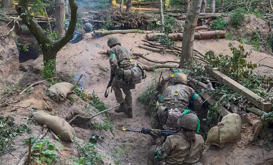 Træning i skyttegravskamp