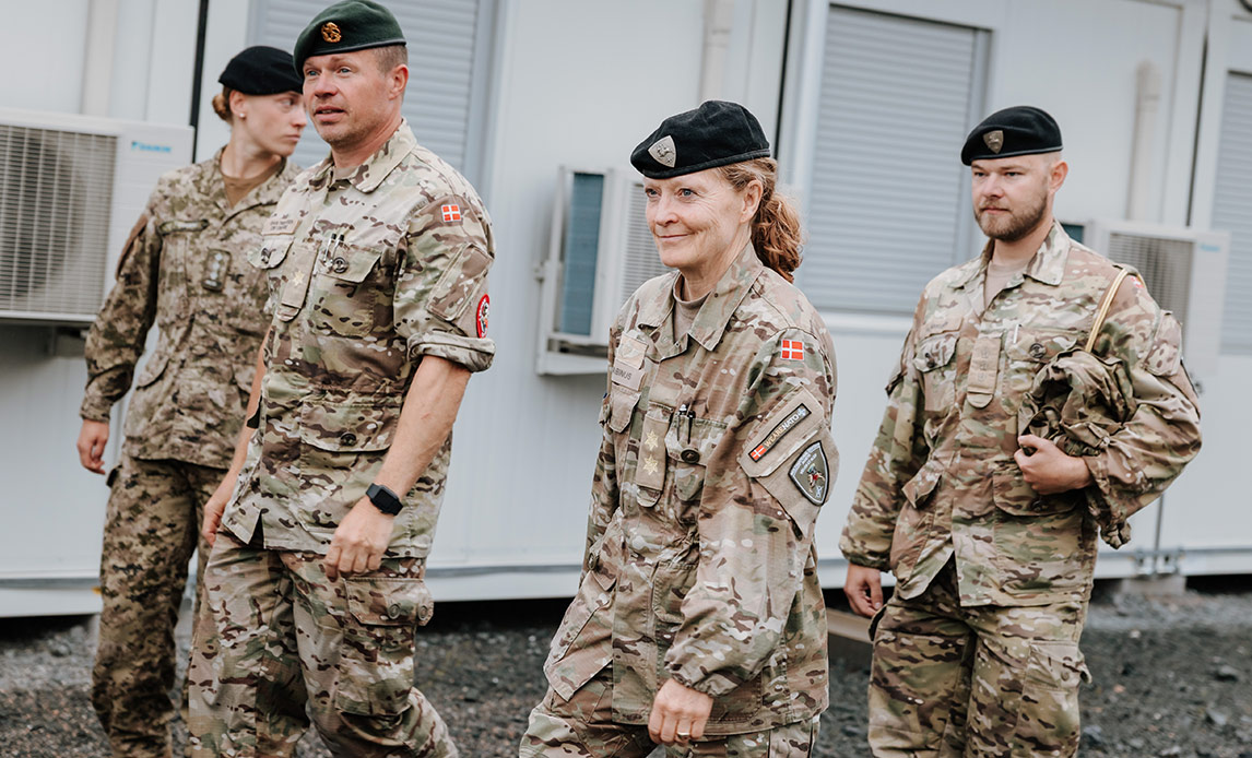 Generalmajor Jette Albinus og brigadegeneral Michael Thøgersen