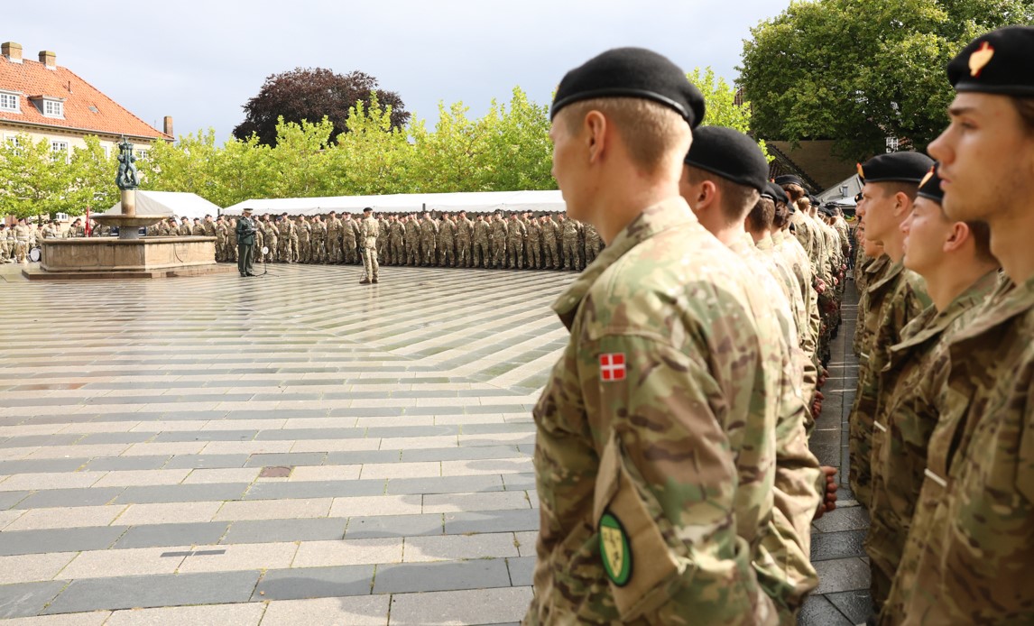 Flagdag på Haderslev Kaserne 2025.