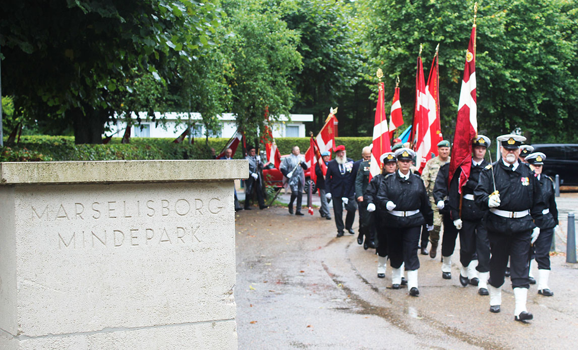 Flagdag i Mindeparken i Aarhus