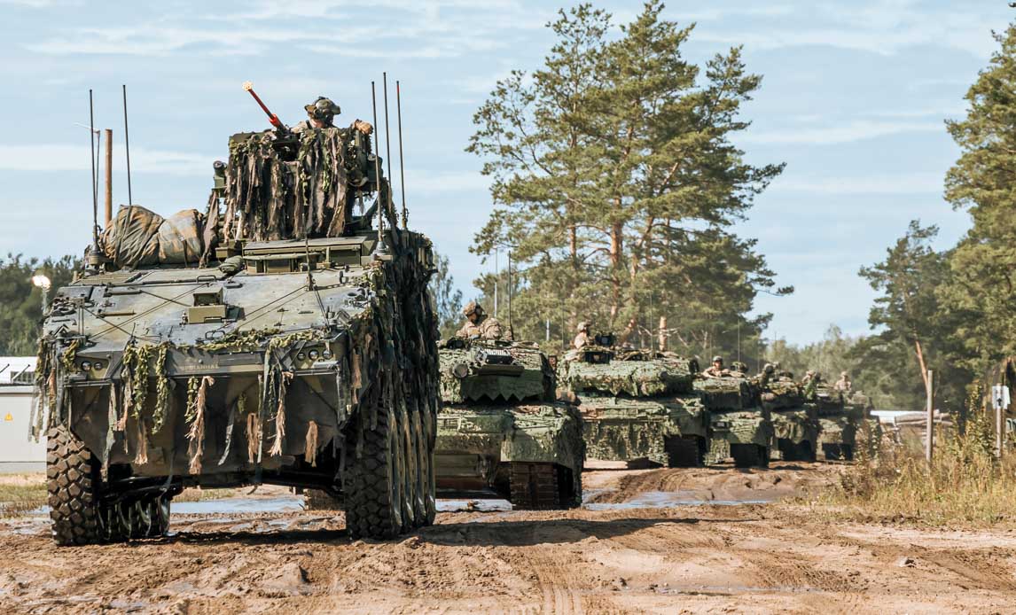 Pansrede køretøjer i Letland