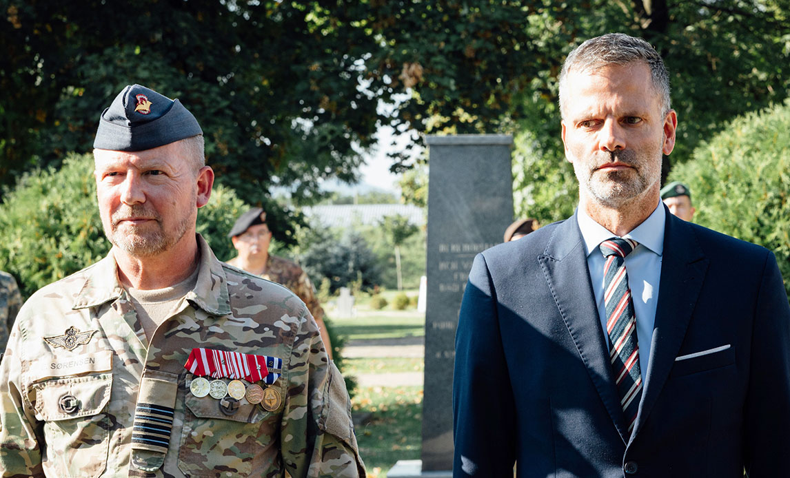 Flagdagen for Danmarks udsendte, den 5. september 2025, blev for første gang højtideligholdt ved EUs mission i Bosnien-Hercegovina, EUFOR ALTHEA