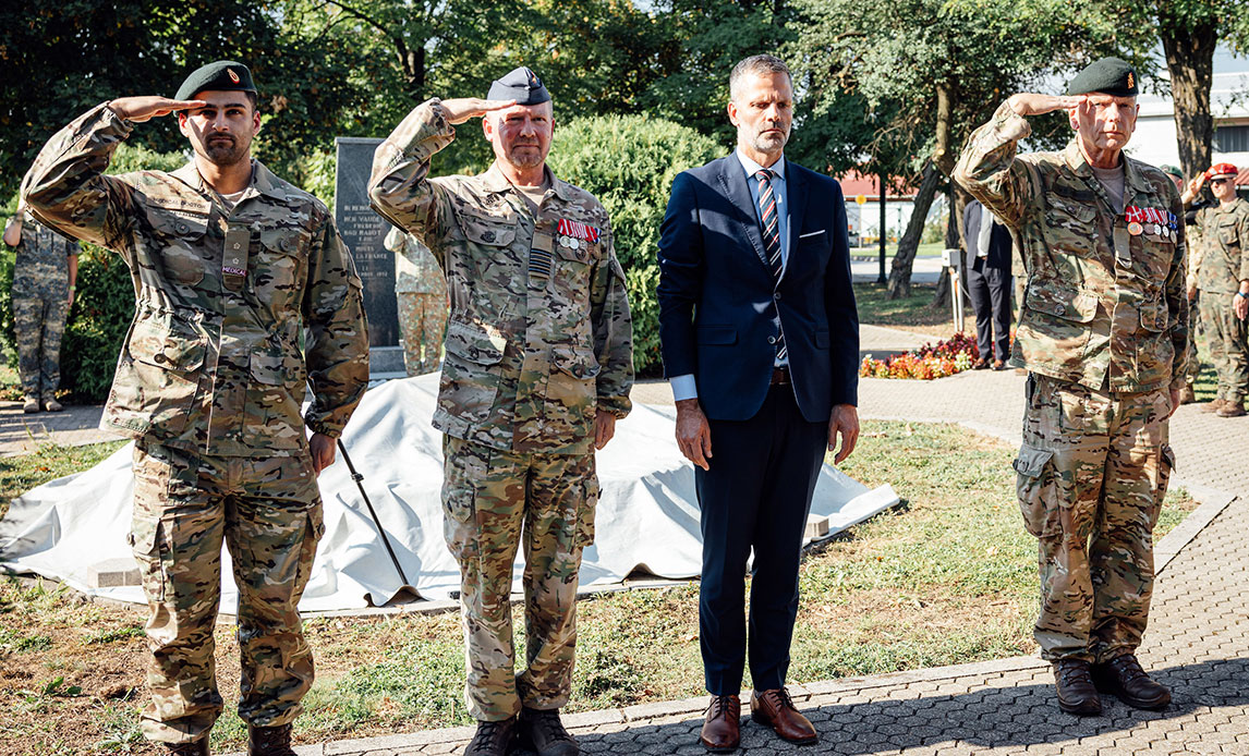 Flagdagen for Danmarks udsendte, den 5. september 2025, blev for første gang højtideligholdt ved EUs mission i Bosnien-Hercegovina, EUFOR ALTHEA