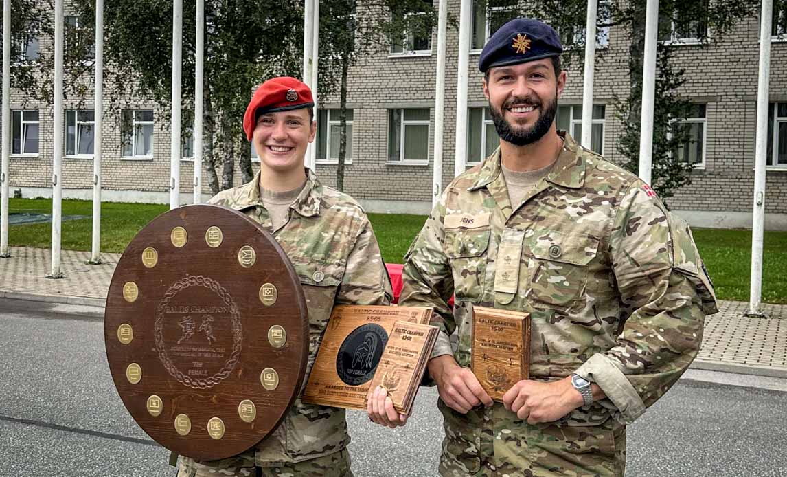 De to danske deltagere fra Baltic Champion.