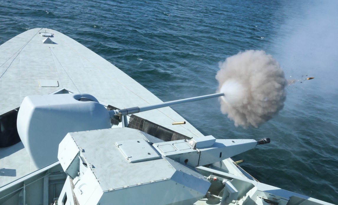 Billeder fra droneøvelse på Esbern Snare