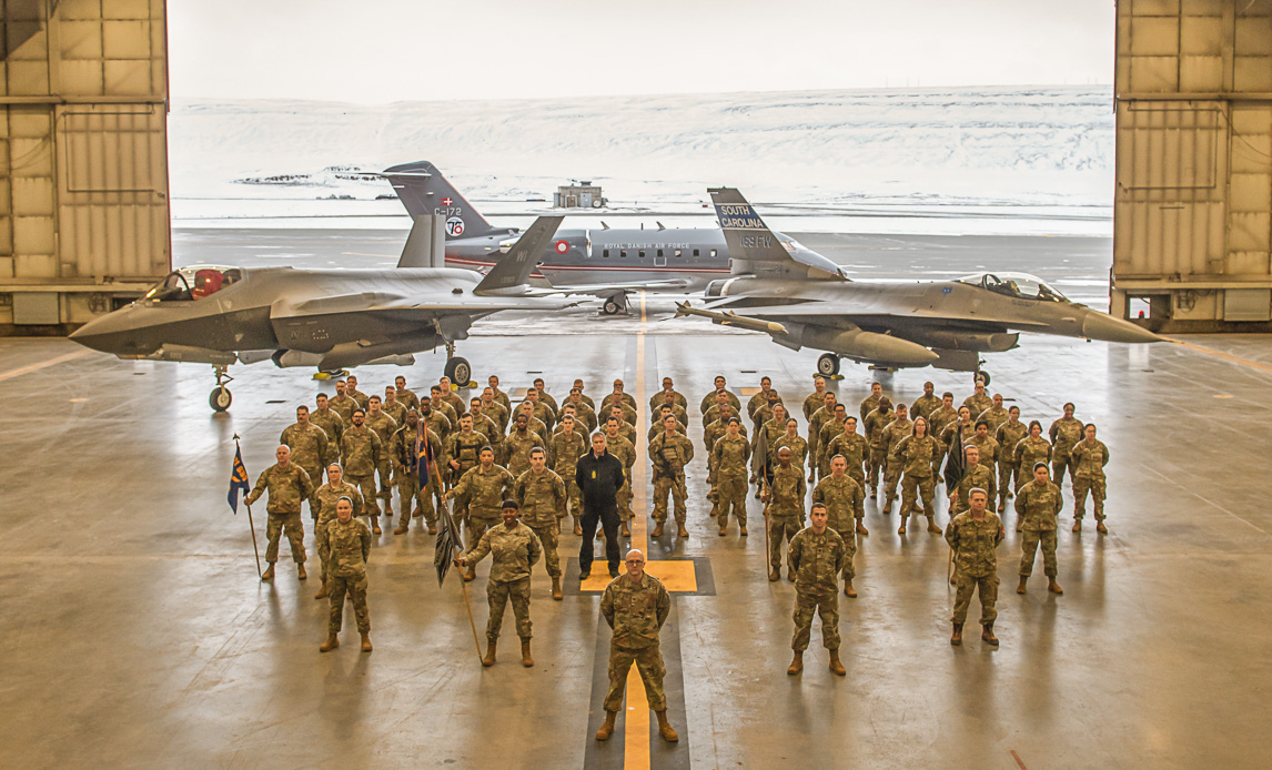 Amerikanske kampfly i Grønland