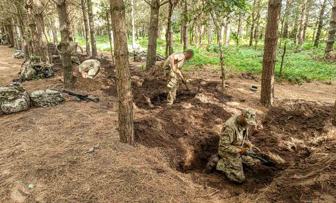 Rekrutterne graver nærforsvar i storbritannien