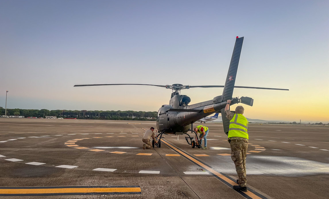 Forsvarets støtte til overvågning af EU’s ydre grænser
Helikopterbidrag, Spanien