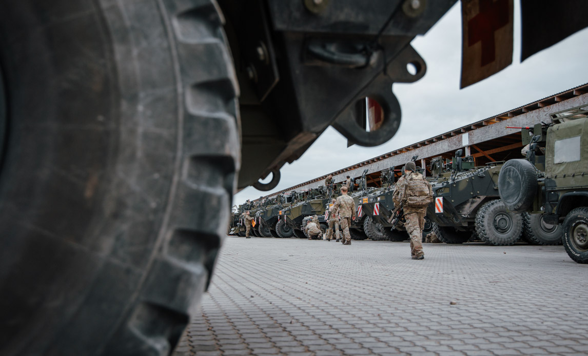 Infanteriet gør klar til tage på øvelse Resolute Warrior.