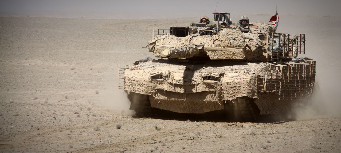 Dansk kampvogn i ørkenen