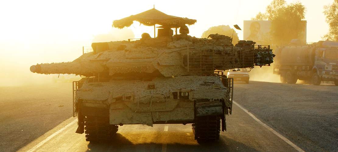Leopard kampvogn ved ISAF hold 8.
