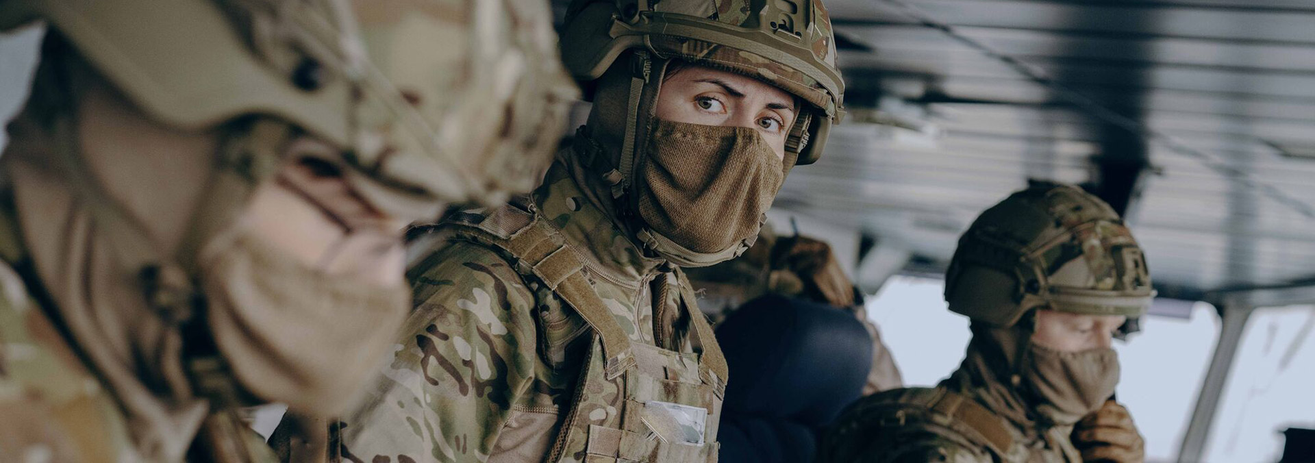 Mandskab på Esbern Snare under DOST