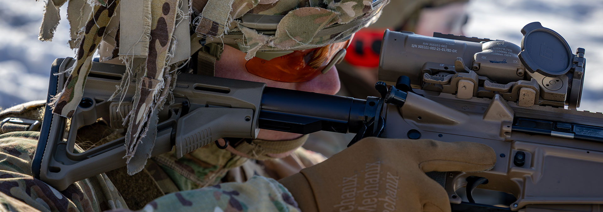 Første skydning med gevær M/25