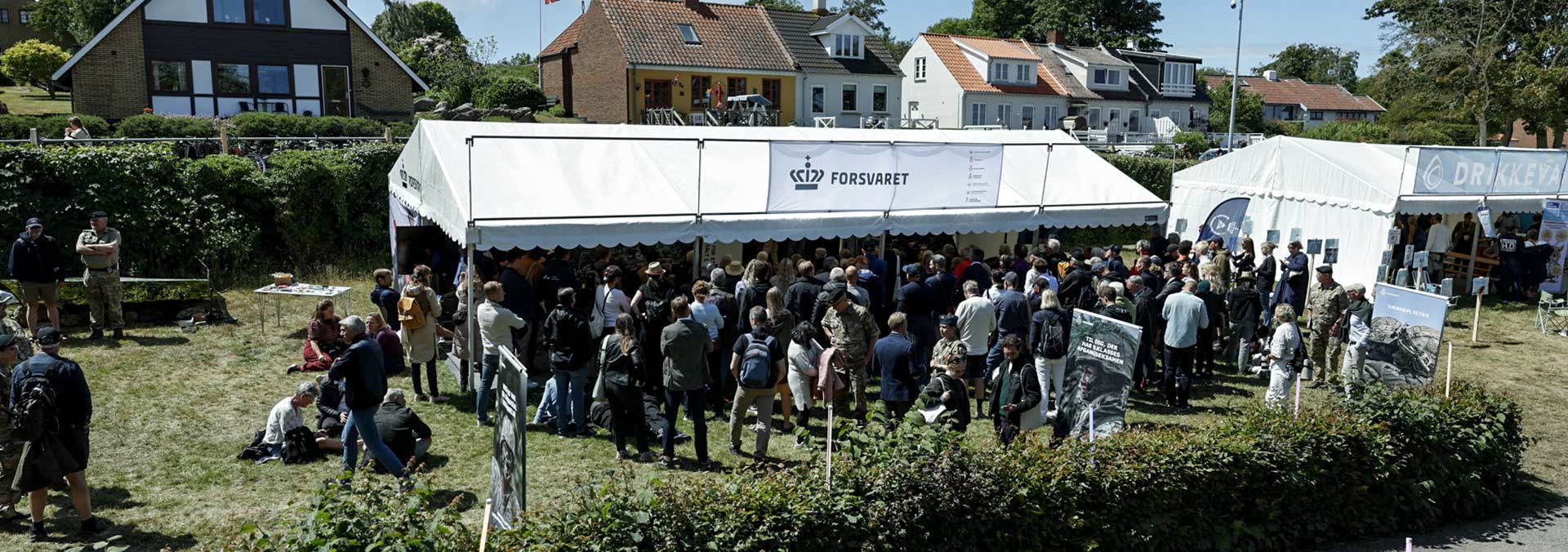 Forsvaret deltager på Folkemødet