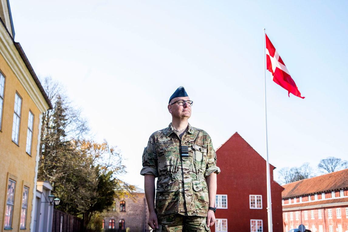 Forsvarschef general Flemming Lentfer. Foto: Sara Skytte