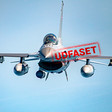 F-16-kampflyet blev udfaset i begyndelsen af 2026