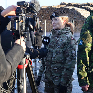 Svensk mekaniseret infanteribataljon fra det sydskånske regiment ankom til Letland for at slutte sig til NATOs multinationale brigade Letland, som er en del Multinational Division North.