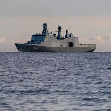 Esbern Snare i dansk farvand