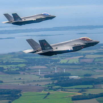 Danske F-35 over Danmark