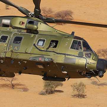 EH101 helikopter i Mali