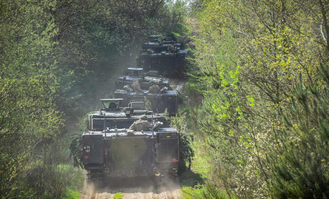 Kampvogne fra Jydske Dragonregiment