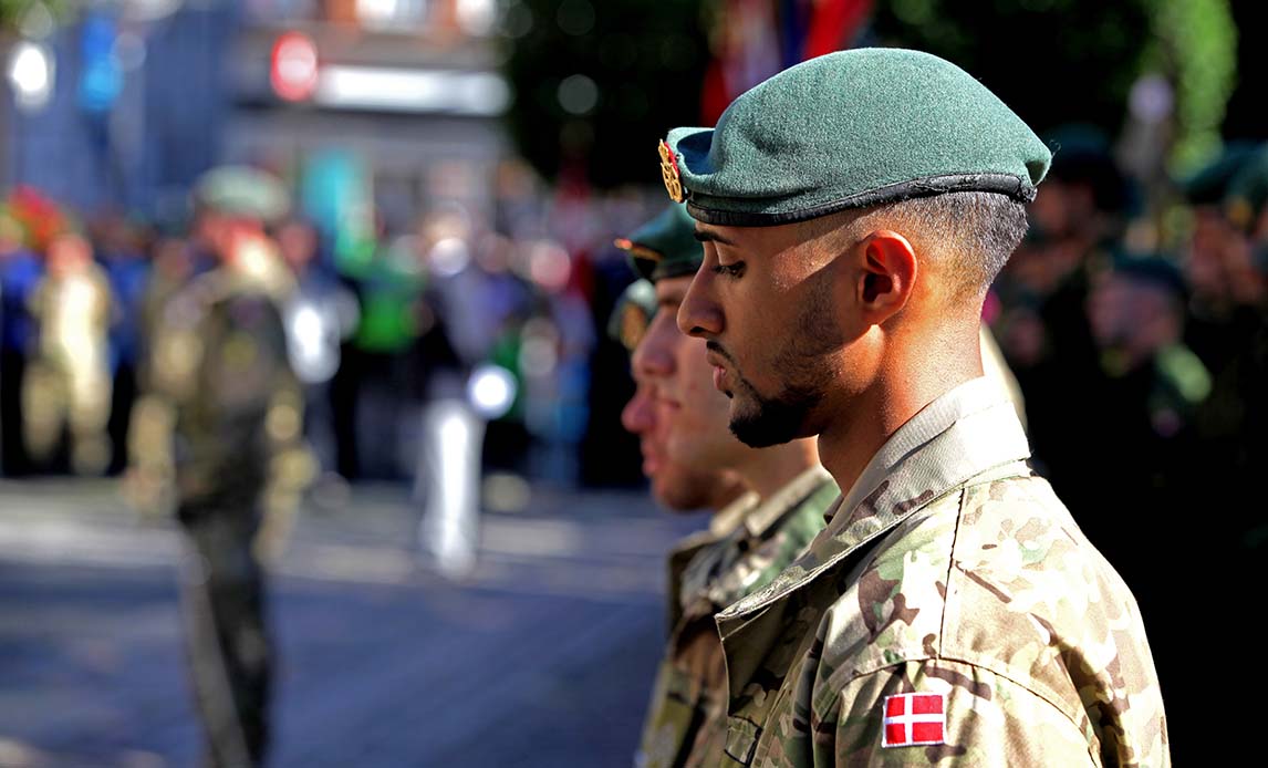 1 minuts stilhed under parade 5. september 2019.