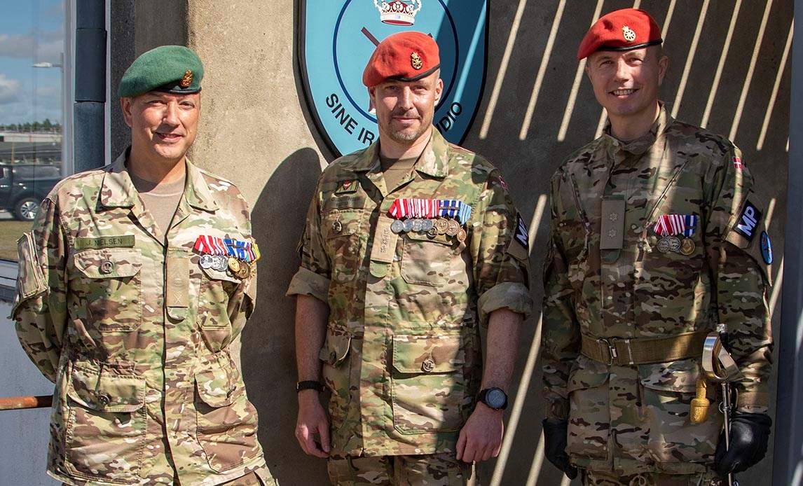 Regimentsbefalingsmanden, Steen og Chef MP.