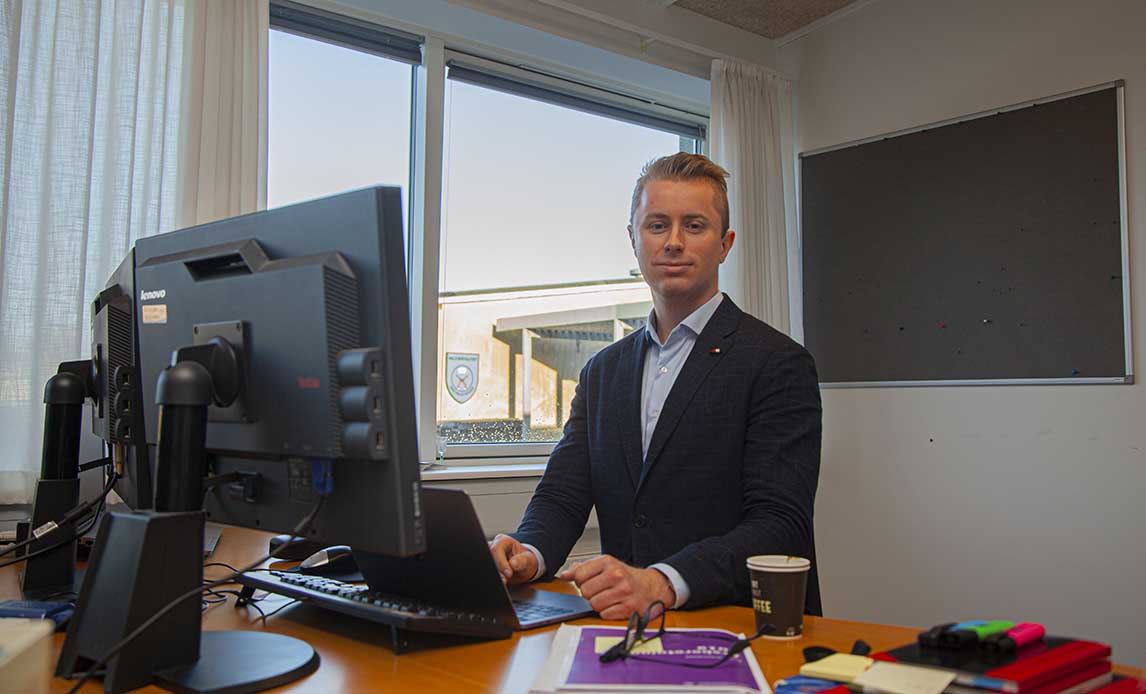 Mads har brugt 9. semester hos Militærpolitiet