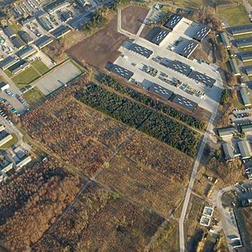 Luftfoto Alborg Kaserne
